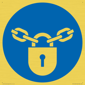 Mandatory: Keep locked